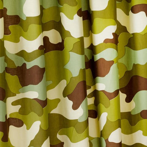 Rideaux doublés camouflage - rideaux,