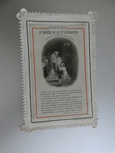 Image pieuse canivet dentelle