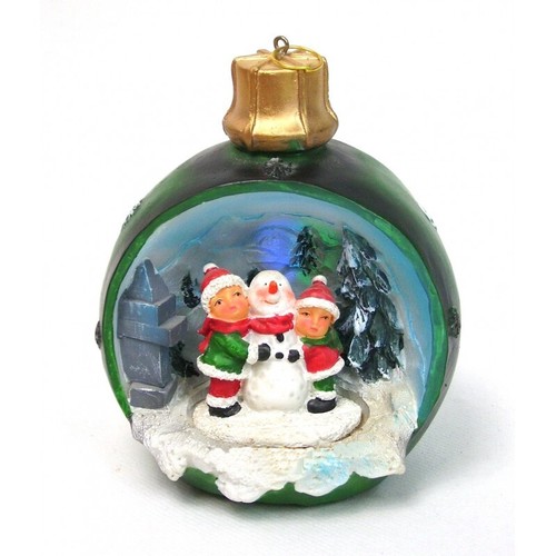Boule noël lumineuse - de,