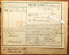 ● lot 2 lettres de voiture