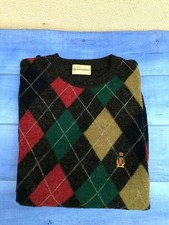 SUPERBE PULL BURLINGTON EN LAINE & TRES CLASSE STYLE BRITISH POUR L' AUTOMNE