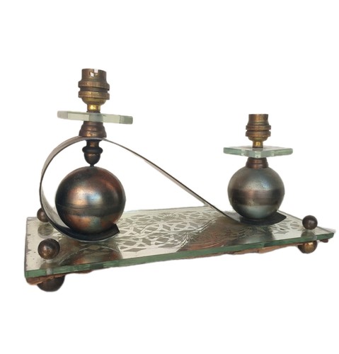 Lampe art déco sphère - lampe,