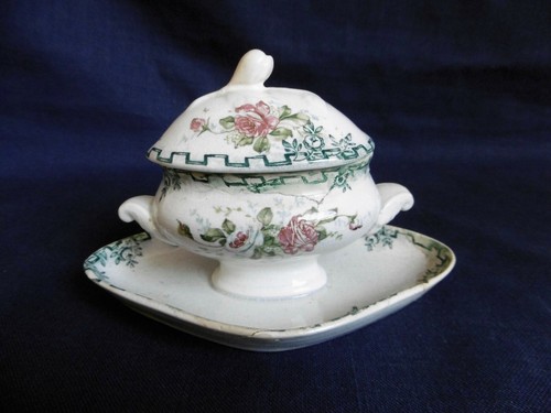 Ancien moutardier faïence - ancien,