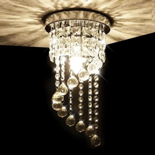 Lustre cristal moderne - lustre,