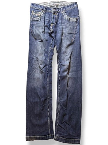Blue distressed jeans - , size
