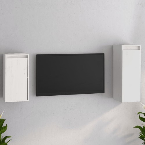 Meubles pcs blanc bois - tv, 2