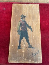 tableau N318 huile sur panneau