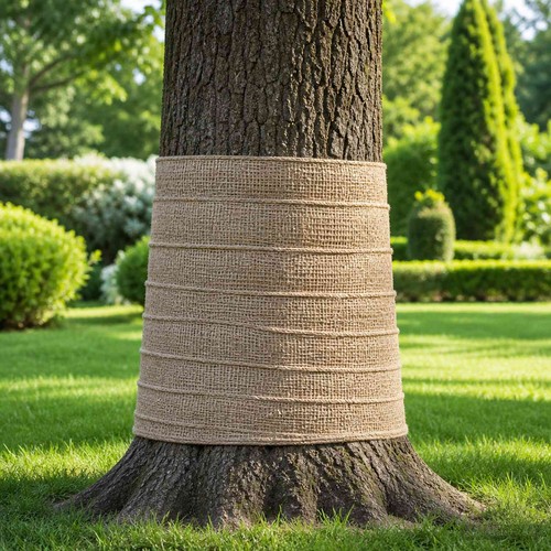 Rouleau jute chemin de - de,