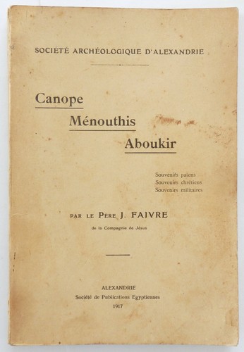 Faivre canope ménouthis - faivre,