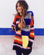 Zara Oversize Mohair Rayé