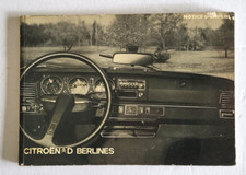 CITROEN D berlines / notice