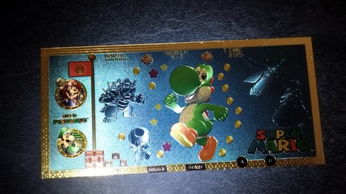 Billet yoshi super mario - super, bros