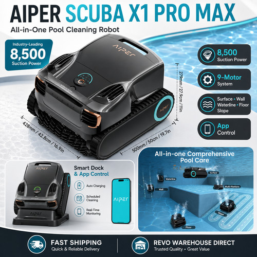 Robot nettoyage piscine - robot, 1