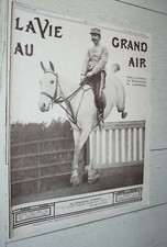 VIE GRAND AIR 1908 FOOTBALL ANGLETERRE-FRANCE AUTO TRAINEAU BOXE LEWIS USA TURF