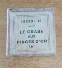 les beaux film film fixe TINTIN  le crabe aux pinces d'or n° 16 Hergé