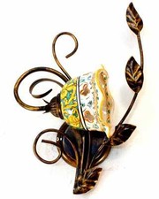 Applique Murale Classique Céramique Sicilienne Décoré Martina / Dx