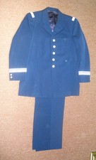 Tenue de cérémonie "bleu" de l'armée de terre chef de bataillon du matériel 1980