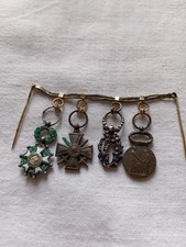 Réduction de 4 médailles militaire argent massif