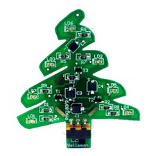 Kit Arbre De Noël SMD 7 LED Leds Alimentation Mini USB Ou Batterie CR2032