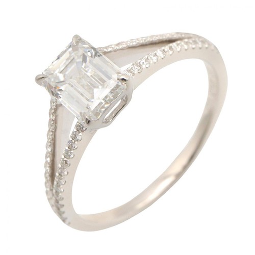 Bijoux bague diamant blanc - bague,
