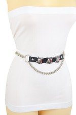 Femme Ceinture Argent Métal
