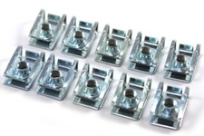 10 X Clips De Cadre En Plastique Husqvarna Motocross Enduro Dirt Bike M6