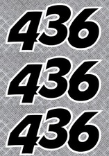 3 X SET DE 3 X CHIFFRES COURSE