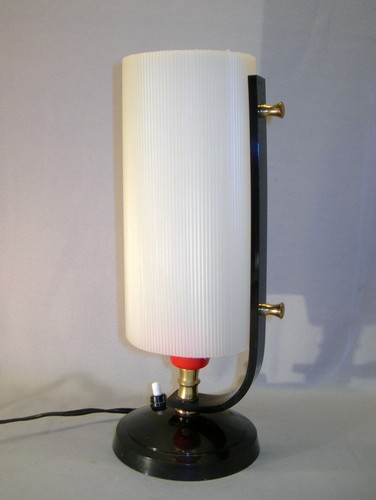 Lampe vintage perspex - lampe,