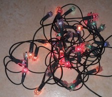 Guirlande Électrique Lumineuse Noël Ancienne 50 Lampe couleurs clignotante 50