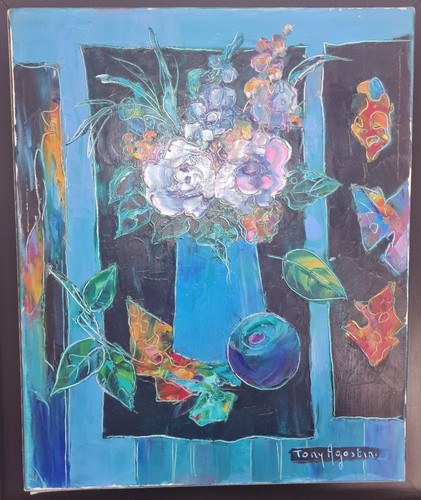 Tableau huile sur - tableau, toile
