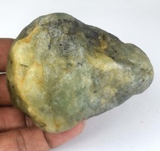 Préhnite Verte Africaine Naturelle 1101 Ct/75 Mm Échantillon Minéral Brut
