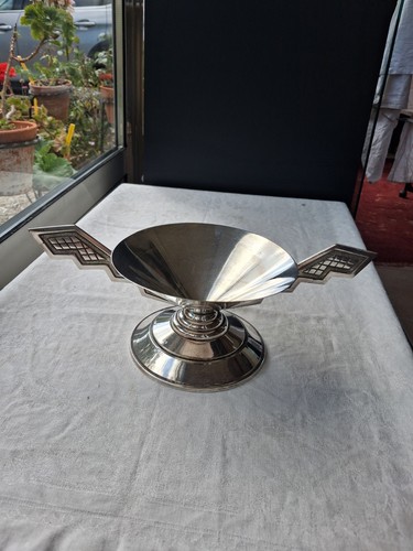 Coupe métal argenté art - argenté,