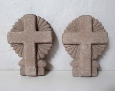 ex voto pierre reconstituée art populaire breton grigri de façade 