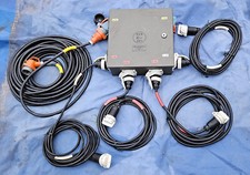 Coffret électrique de chantier neuf 220V +câble alimentation + 4 rallonges Foire