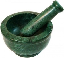 Pilon de mortier en marbre