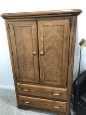SOLID OAK  ARMOIRE