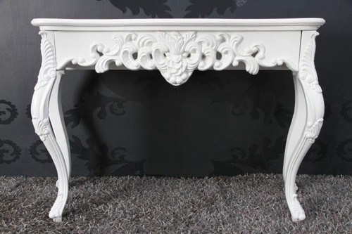 Console table mur blanc - console, de