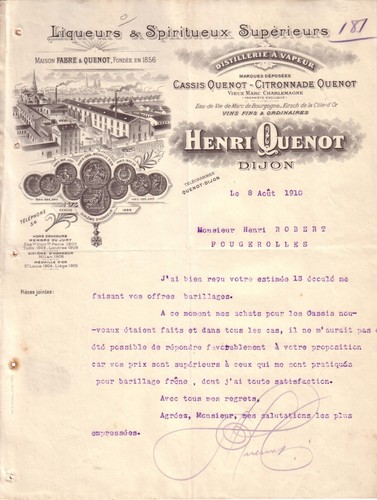 Dijon facture henri - -,