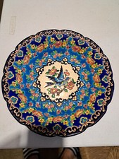 Coupe à fruits émaux de Longwy forme 33 décor 5800