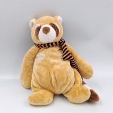 Doudou raton laveur beige