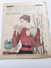 Mon ouvrage 1936 n°311 les brandebourgs chambre petit fleurs exotique brodées