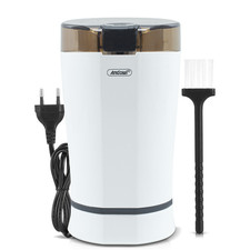Moulin électrique pour café, épices ou fruits 150W lames acier Blanc