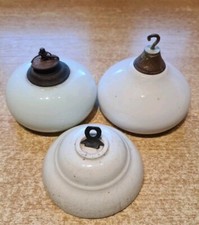 1 FUMIVORE pare fumées porcelaine ou laiton ancien suspension au choix parmi 3