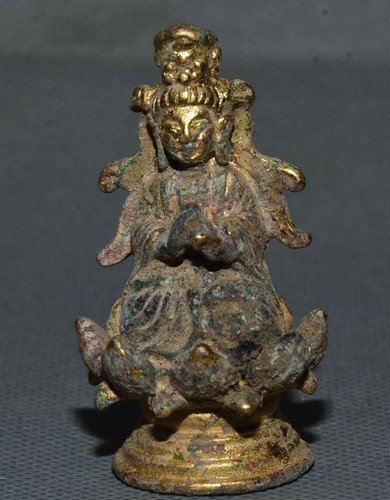 Old tibetan bronze ware - 2.1'',