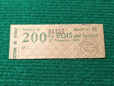 BILLET MATIÈRE - 200 KG BOIS