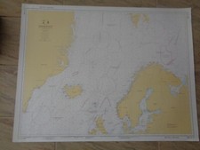 CARTE MARINE / Norskehavet med Tilstotende Havomrader