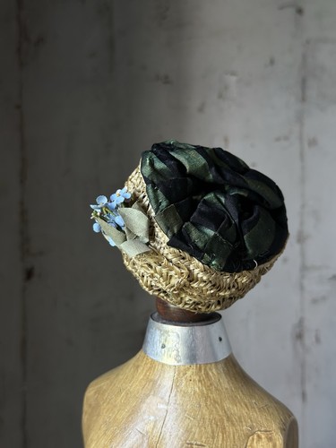 Chapeau ancien pour poupée - chapeau,