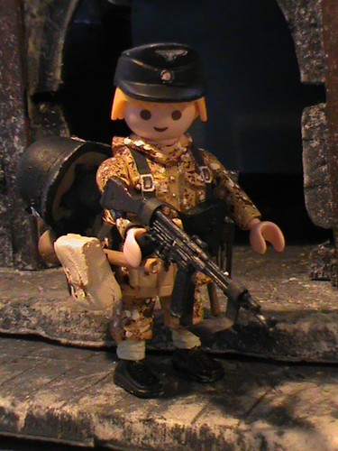 Playmobil custom sous officier - playmobil, sous-officier