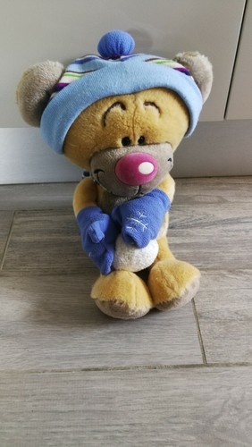 Peluche doudou ours pimboli - peluche,