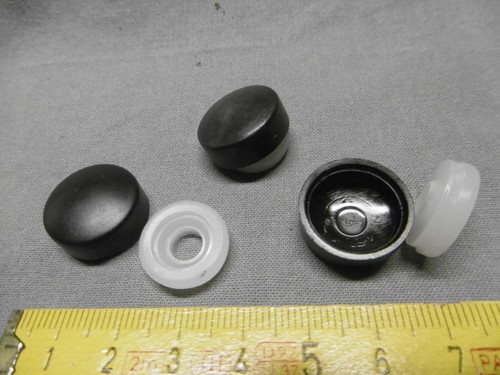 Cache vis plastique noir - vis,
